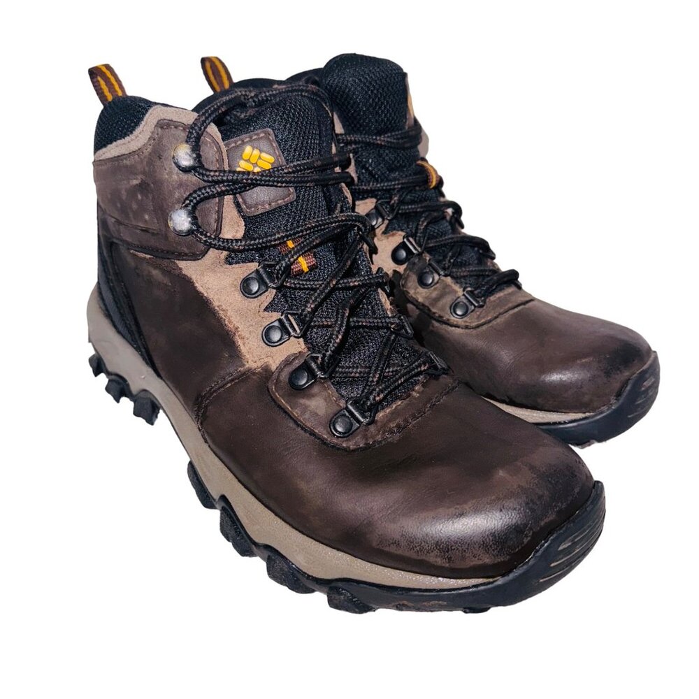 Columbia Waterproof Mens Size 7.5 Hiking Boots Newton Ridge Plus 2 Trail Running